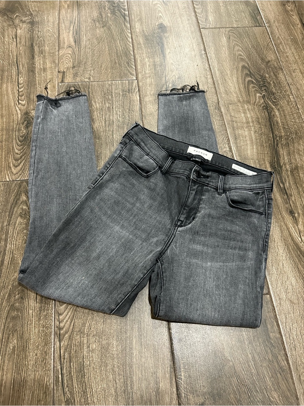 Womens Gray Skinny Jeans - Pacsun 27